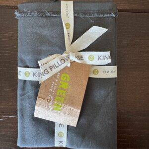 West Elm Organic Frayed Edge Pillowcases